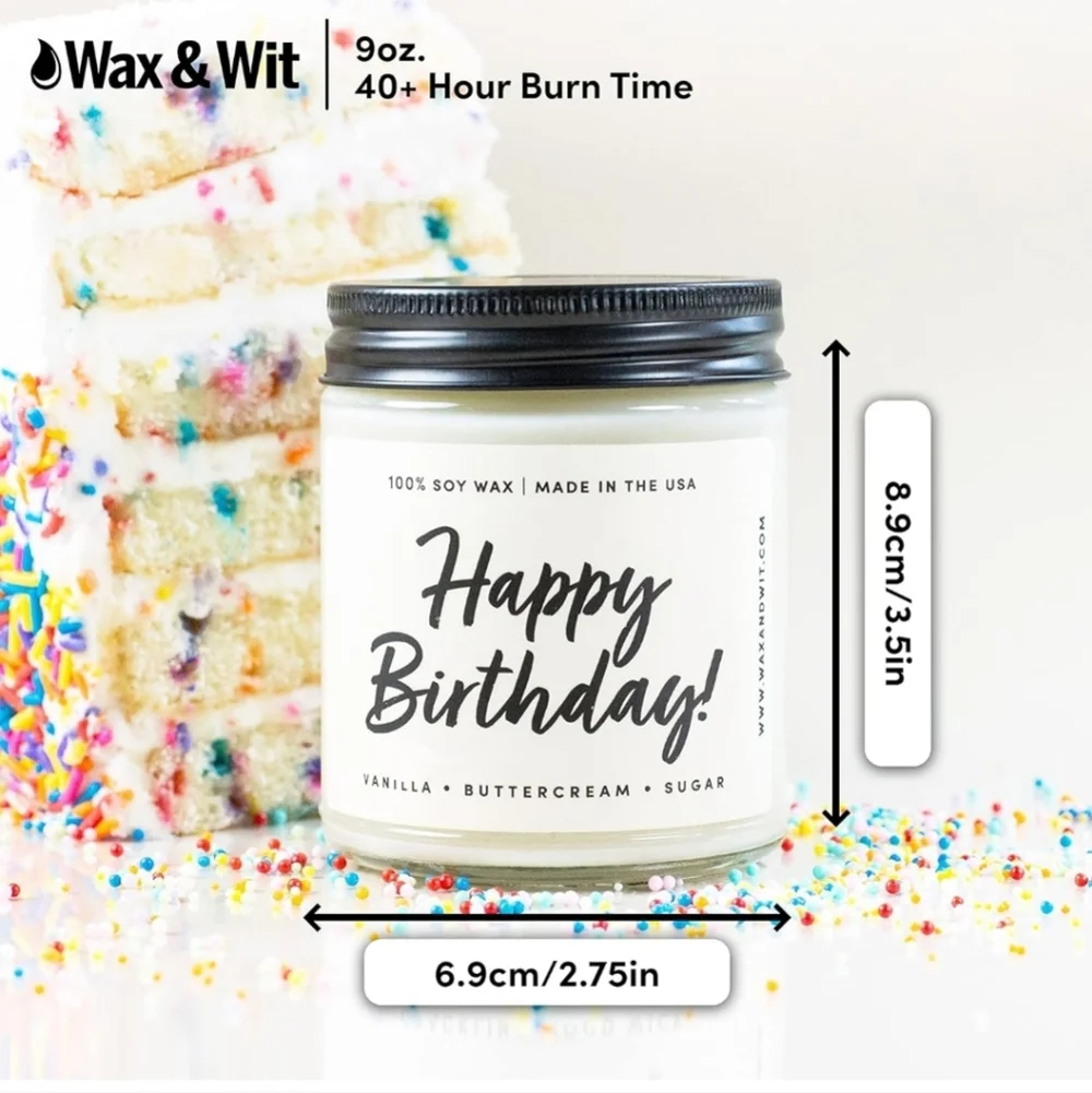 Birthday Soy Wax Candle